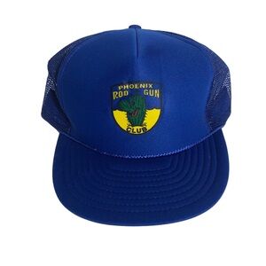 Vintage Nissin Phoenix Rod & Gun Club Trucker Hat SnapBack
